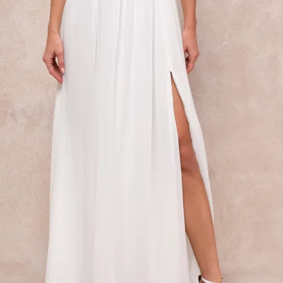 Lulus Sweet Stunner White Lace Two-Piece Maxi Dress SKIRT ONLY (NWT) - Picture 2 of 5